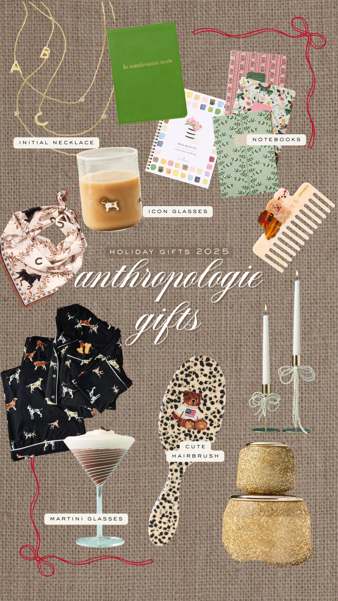 Gift ideas from Anthropologie 

Gift guide for her, unique gift ideas, 2025 gifts 

#LTKGiftGuide #LTKHoliday