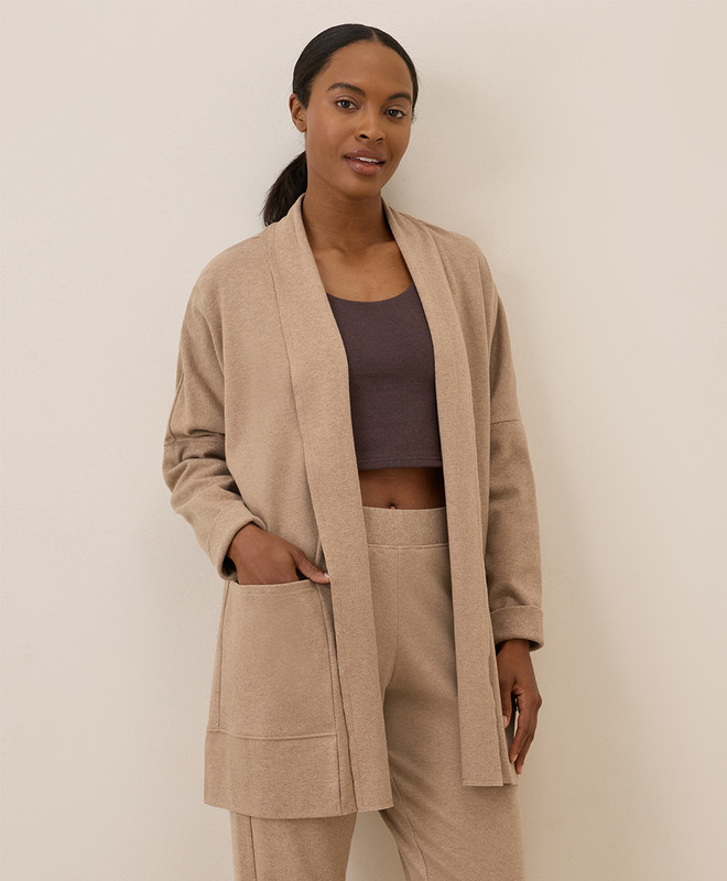 Women’s Airplane Wrap Cardigan made with Organic Cotton | Pact | Pact Apparel