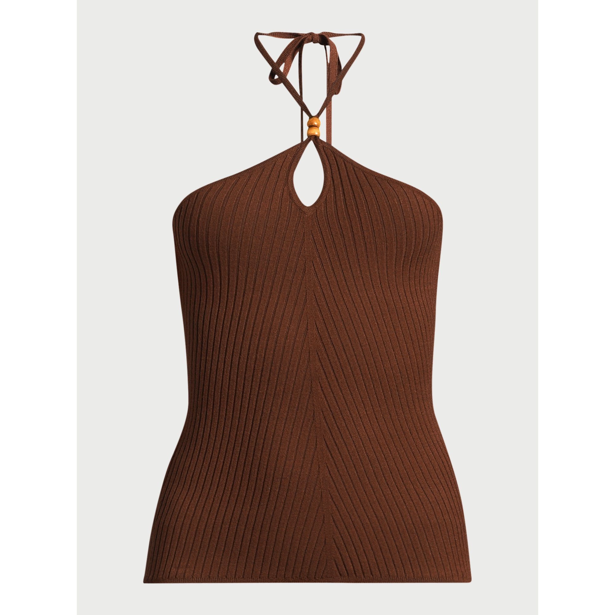 Sofia Jeans Women's Sleeveless Ribbed Halter Top with Tie Keyhole, Sizes XS-XXXL - Walmart.com | Walmart (US)