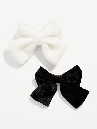 Bow-Tie Hair Clips Variety 2-Pack for Girls | Old Navy (US)