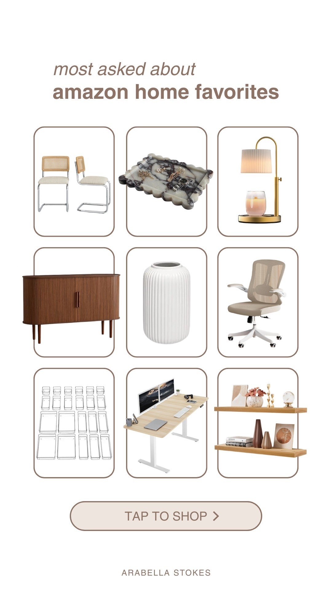 most popular amazon home decor if you love scandinavian, japandi, and mid-century modern 🤎

#LTKHome