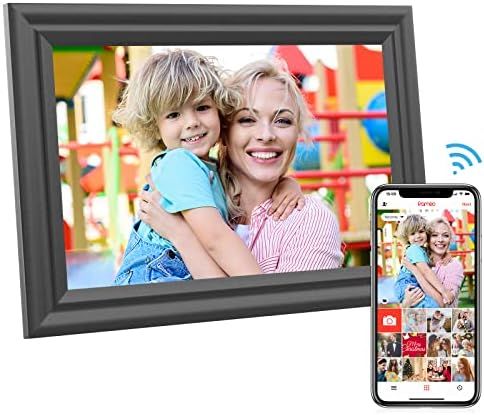 FRAMEO WiFi Digital Picture Frame 10.1 Inch Digital Photo Frame, 16GB Storage, Auto-Rotate,IPS To... | Amazon (US)