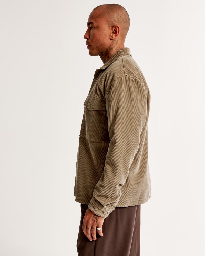 Corduroy Shirt Jacket | Abercrombie & Fitch (US)