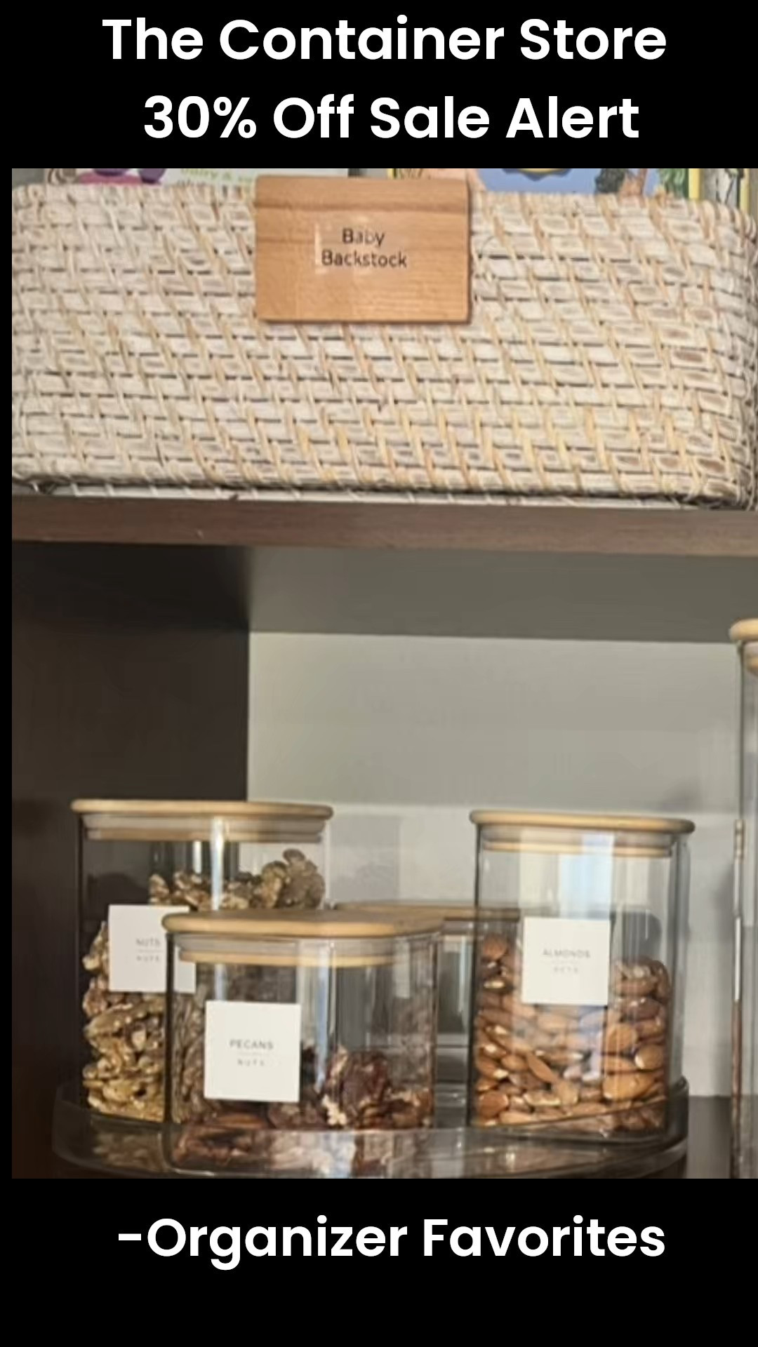 The Container Store is having a really big sale, so I rounded up a few of my favorite organizing products I love and  use in client homes.

These are the practical pieces I reach for again and again: bins, drawer organizers, turntables, labels, and simple storage that actually works.

Sale items and pricing can change quickly, so check before you grab anything. 