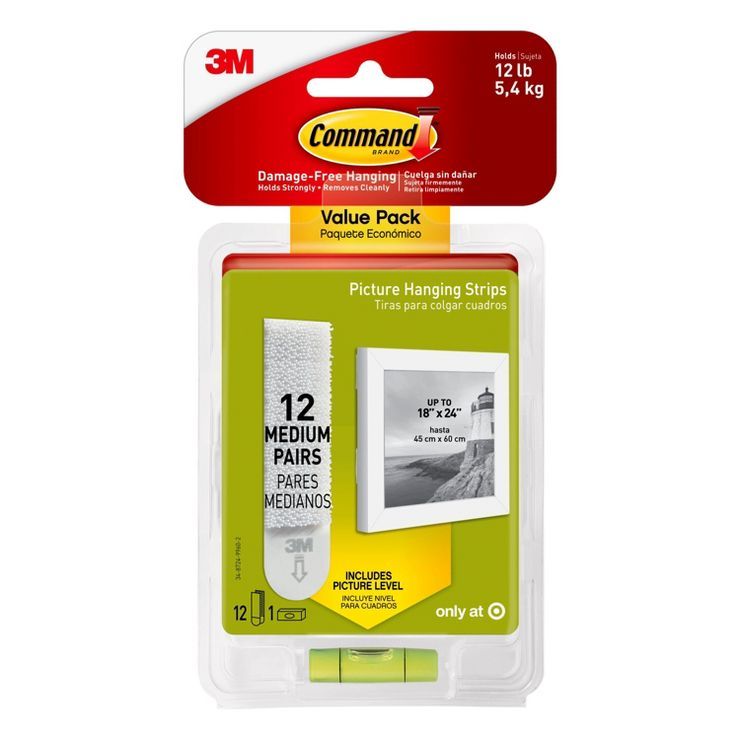 Command Picture Hanging Strips (12 Sets of Strips) White | Target