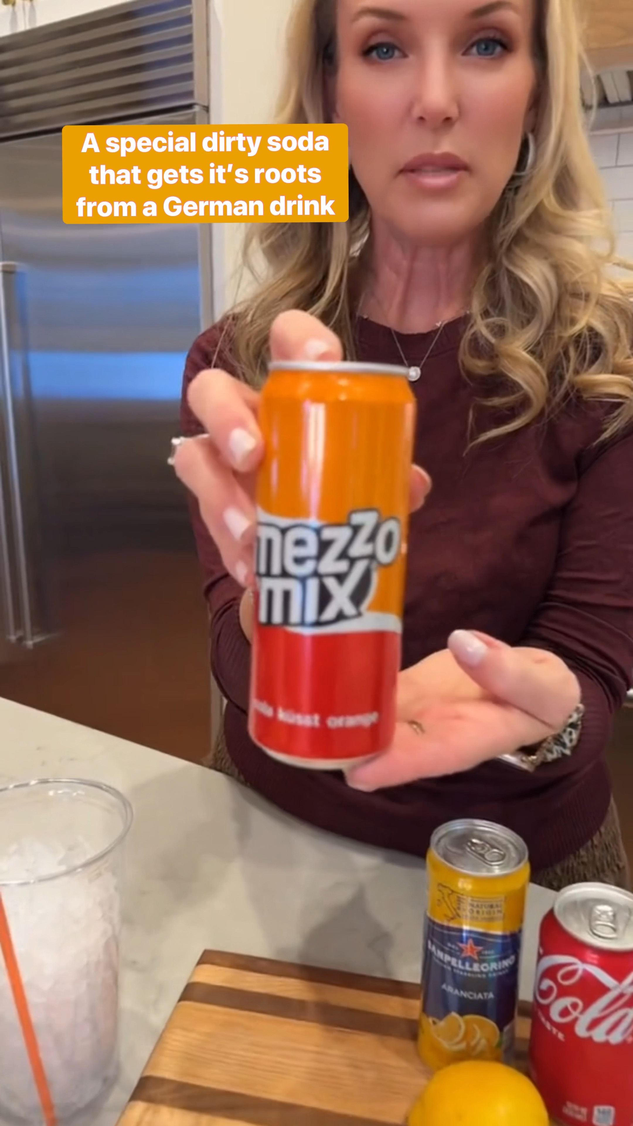 Today’s Dirty Soda is a twist on a German soda called Mezzo Mix. I’m calling it My Mezzo because making in the States is a bit different. Here’s how I like to make it. Recipe and links are in my bio! 
Cheers! 🥤


#LTKFamily #LTKHome #LTKWatchNow