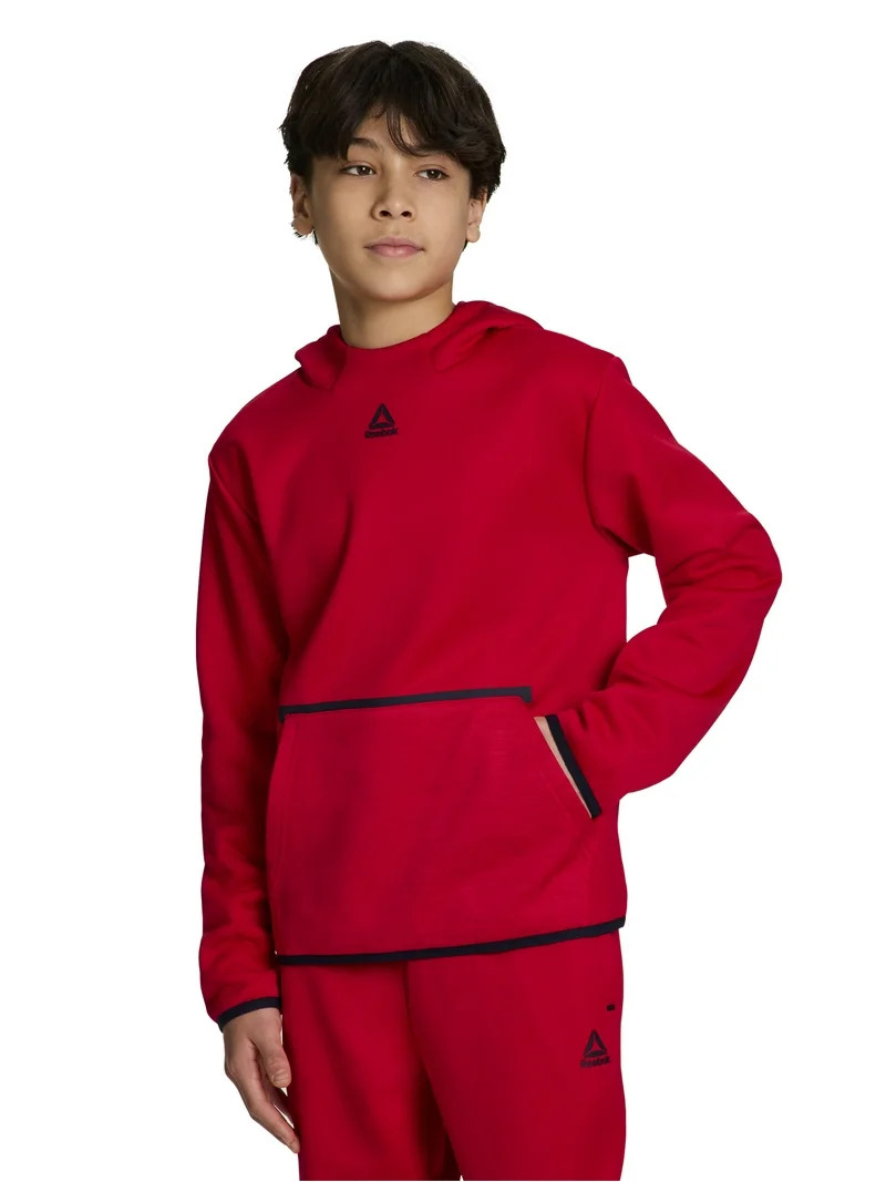 Reebok Boy's Athletic Cool Down Fleece Hoodie, Sizes 4-18 | Walmart (US)