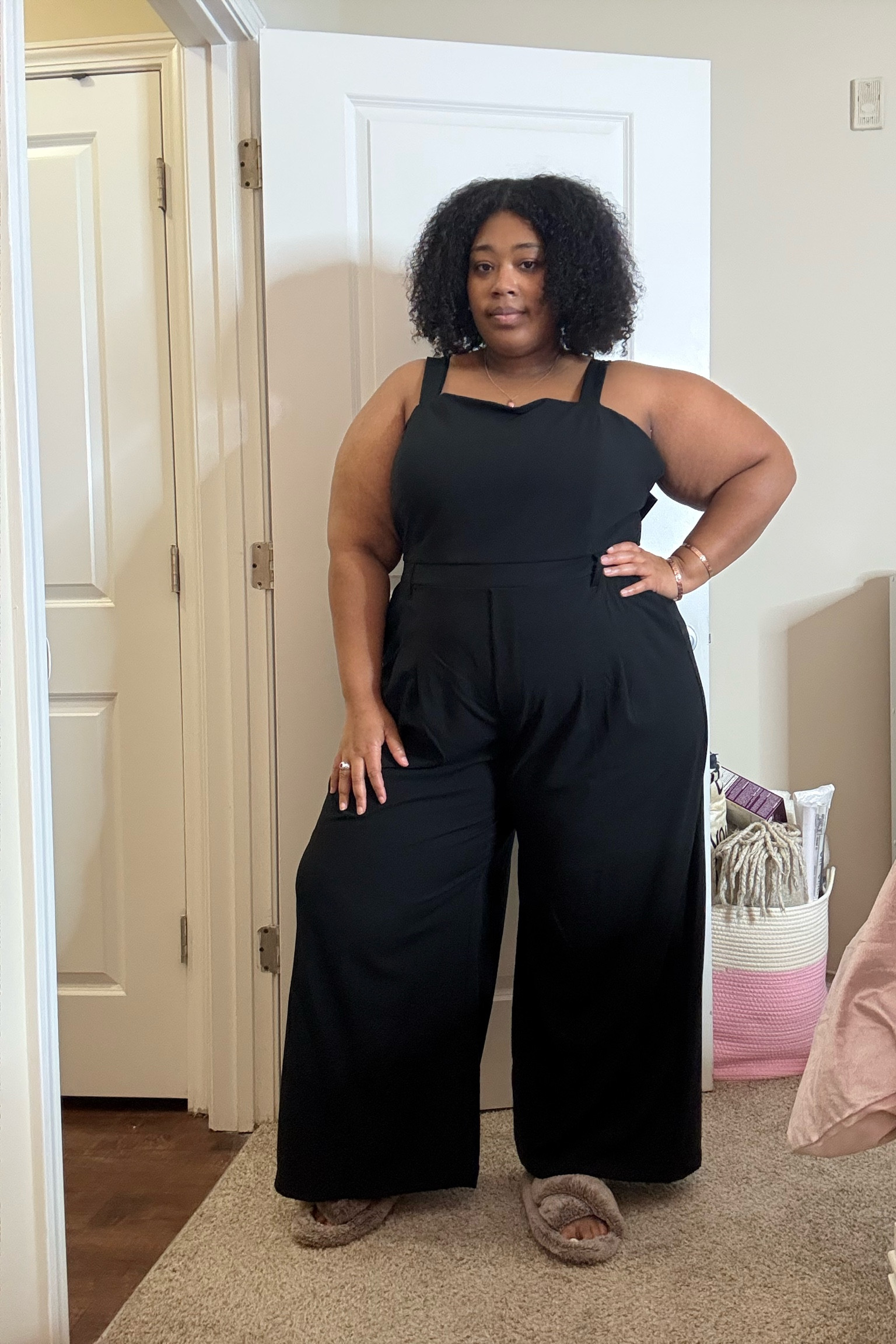 Women's Plus Tailored Jumpsuit - Ava & Viv™ Black

#LTKFindsUnder50 #LTKPlusSize