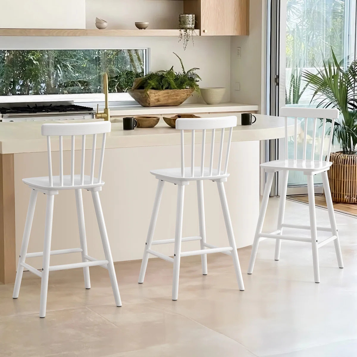 Solid Wood Counter Stool | Wayfair North America