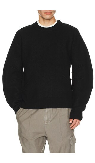 Boiled Crew Sweater in Black | Revolve Clothing (Global)