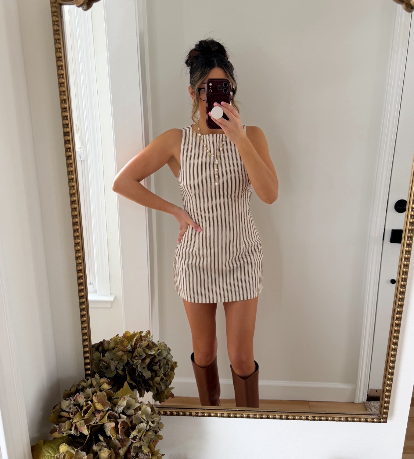 the perfect little dress (technically skort) that will get you from spring through summer… runs on the smaller size so size up! I’m normally a size 4 and I’m wearing a 6!

Striped dress | everyday outfit | casual dress | spring dresses | romper | what to wear this spring | Amazon fashion finds 

#LTKSeasonal #LTKstyletip #LTKfindsunder50