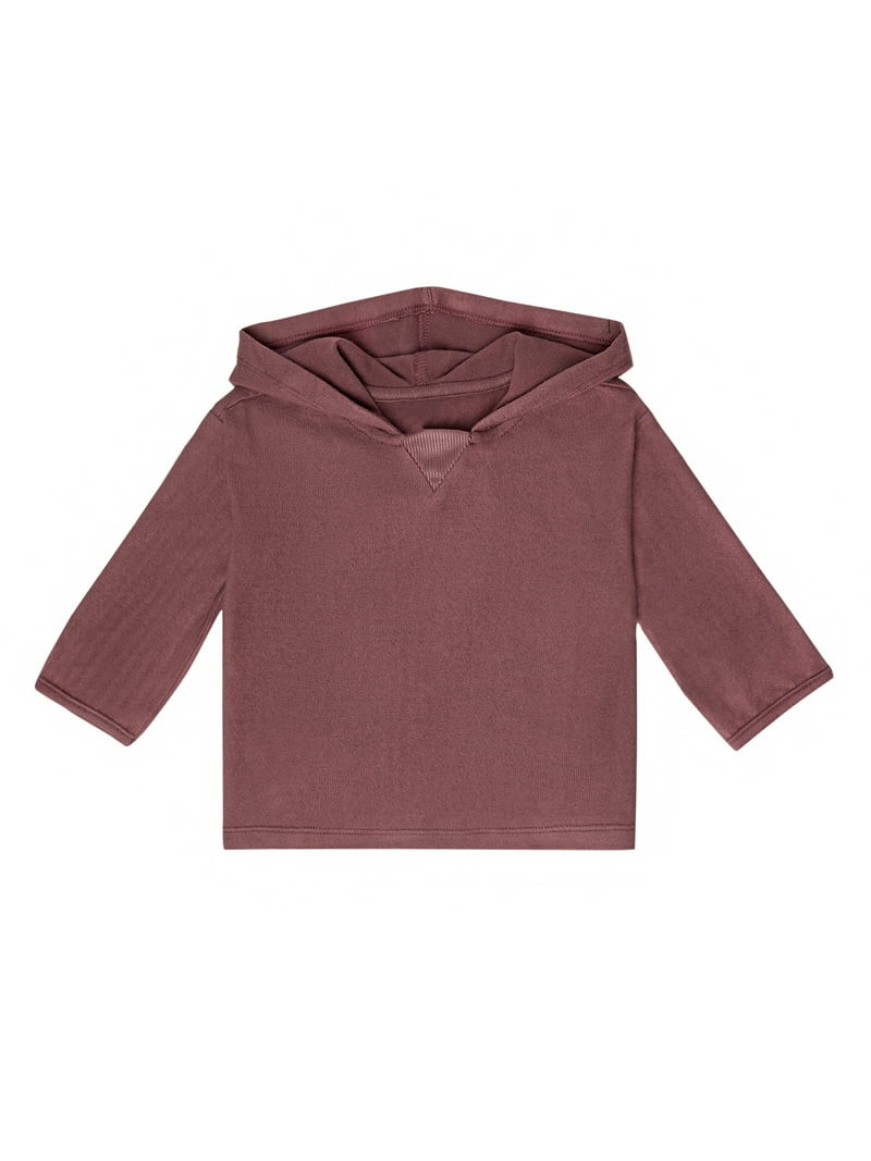 Modern Moments by Gerber Hooded Long Sleeve Top, Sizes 0/3 Months - 24 Months | Walmart (US)
