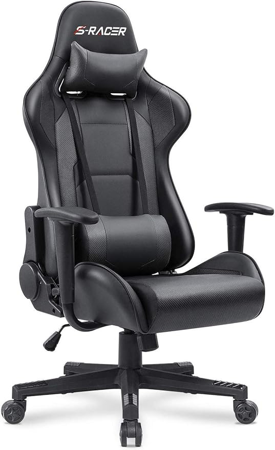 Homall Gaming Chair, Office Chair High Back Computer Chair Leather Desk Chair Racing Executive Er... | Amazon (US)