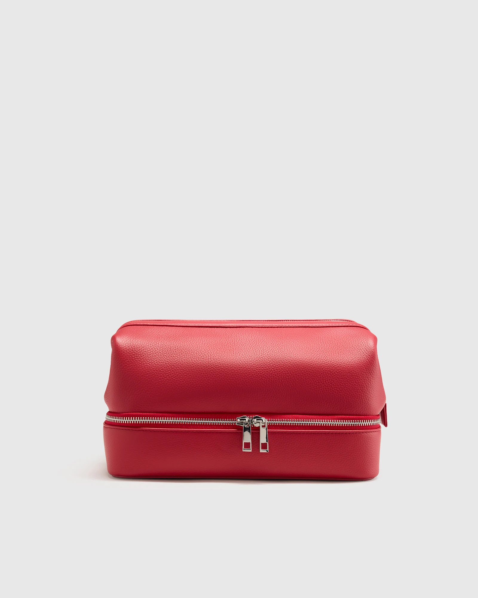 Italian Leather Dual Compartment Toiletry Bag | Quince