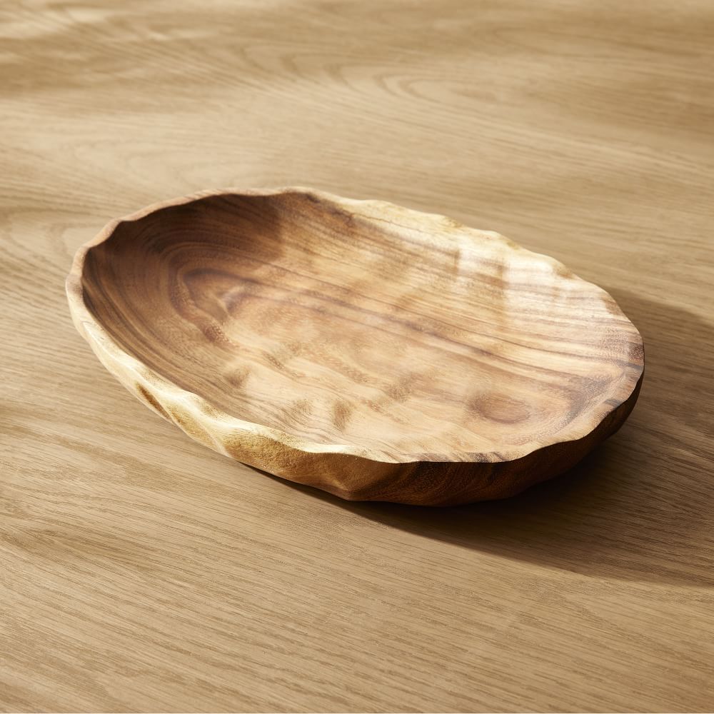 Natural Wood Tray, Bowl | West Elm (US)