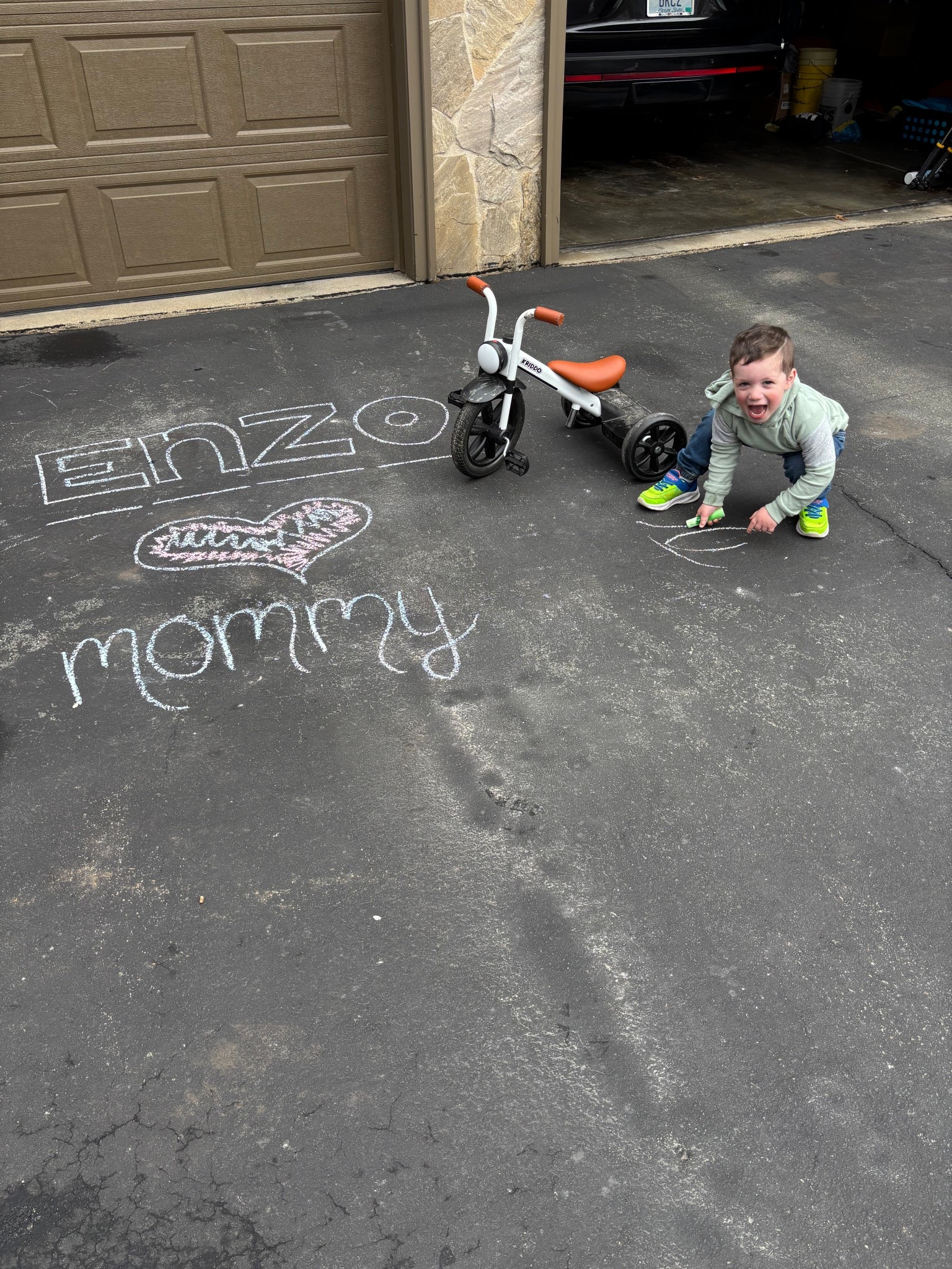 We love a good chalk day! The perfect way to get some energy out too ☀️ 

#LTKFamily #LTKKids #LTKBaby