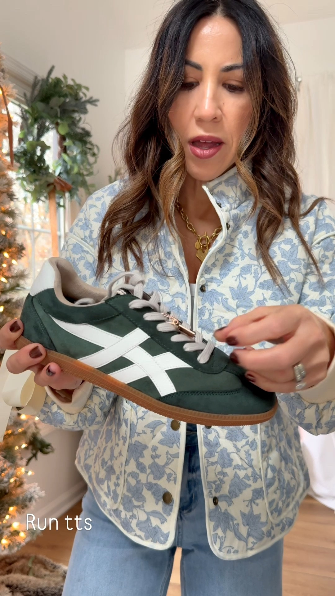 Green sneakers, TTS, jacket small, jeans, 25

#LTKCyberWeek #LTKFindsUnder100 #LTKSaleAlert