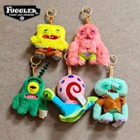 Fuggler SpongeBob Plush Pendant, Ugly Cute Teeth Monster Keychain, Kids Birthday Gift | AliExpress (US)