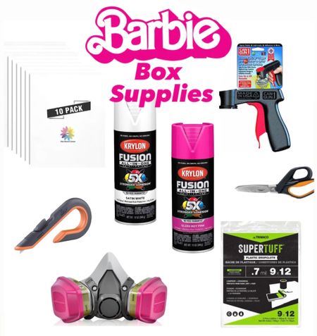 Make Your Own Barbie Box Supplies 💖💖💖
If you’re having an event you want a life size Barbie box for for photos, these supplies really helped me. Once you have your box (I used two 24x60 from FedEx, smaller also available or try wardrobe boxes from various if doing child size), this selection is what I used to get my Barbie Box photo-ready. (For a box of this size, I used 3 cans of primer and 5 of glossy pink!) 💖

#LTKkids #LTKSeasonal