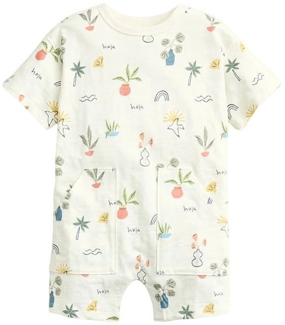 Baby & Toddler Little Co. by Lauren Conrad Short Sleeve Pocket Romper | Kohl's