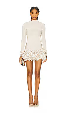 L'IDEE Park Avenue Mini Dress in Champagne from Revolve.com | Revolve Clothing (Global)