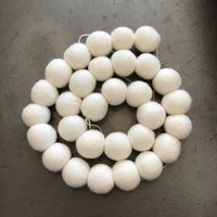 White Garland, Felt Ball Pom Nursery Decor, Winter Wonderland Party Décor, Bunting Banner, Photo Prop, Wall Décor | Etsy (US)