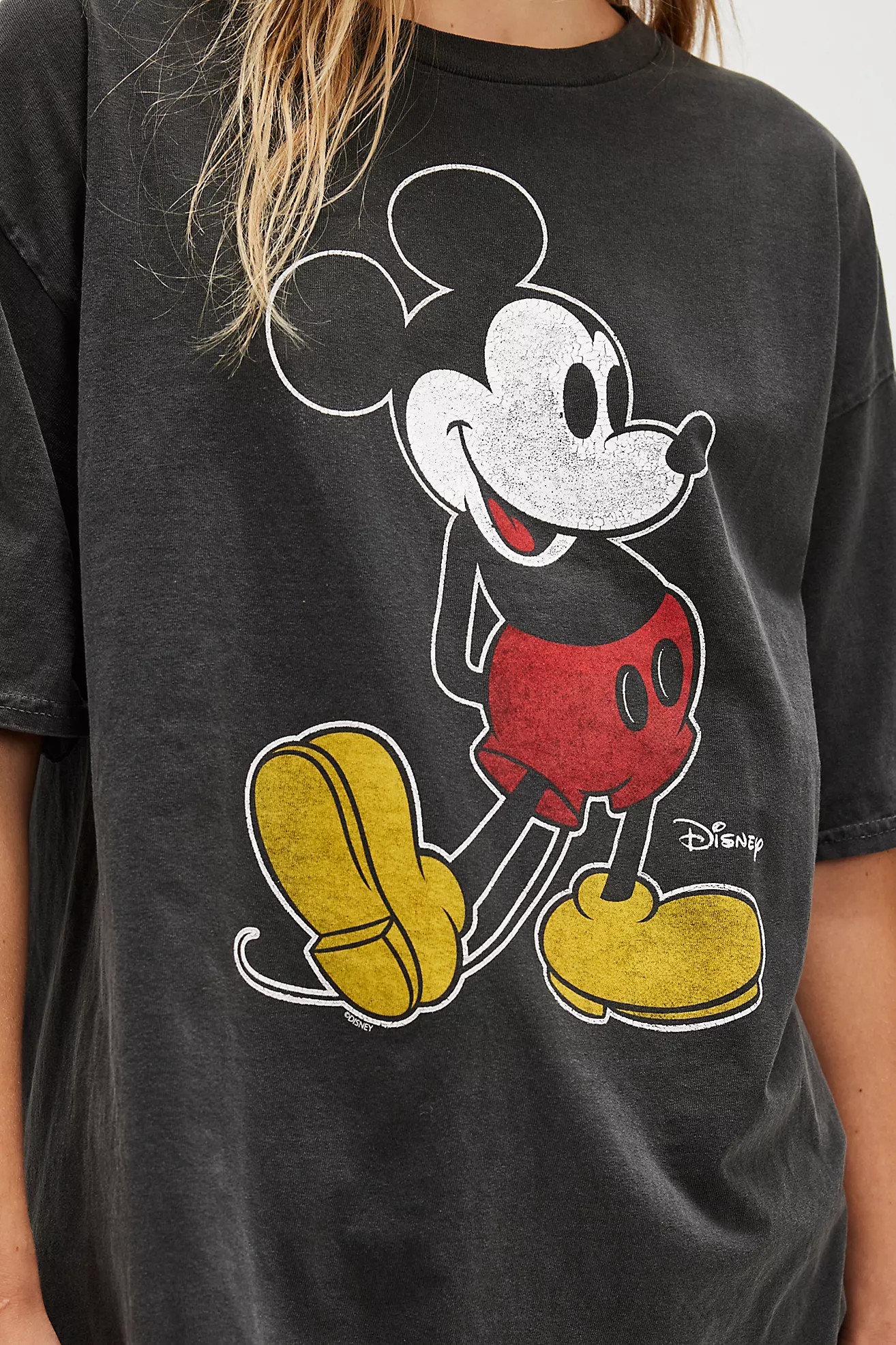 Junk Food Classic Mickey Crackle Tee | Free People (Global - UK&FR Excluded)