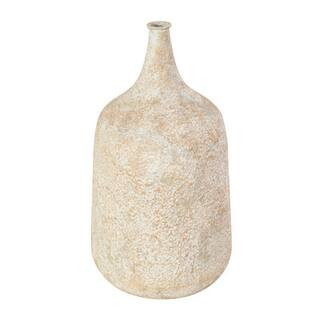 15" Rustic Beige Antique-Style Metal Vase By Ivory And Iris | Michaels® | Michaels Stores