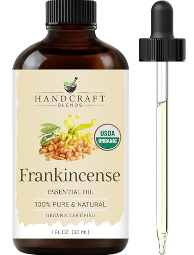 Handcraft Blends Organic Frankincense Essential Oil – 1 Fl Oz – 100% Pure and Natural – Premium Grade Essential Oil for Diffuser and Aromatherapy | Amazon (US)