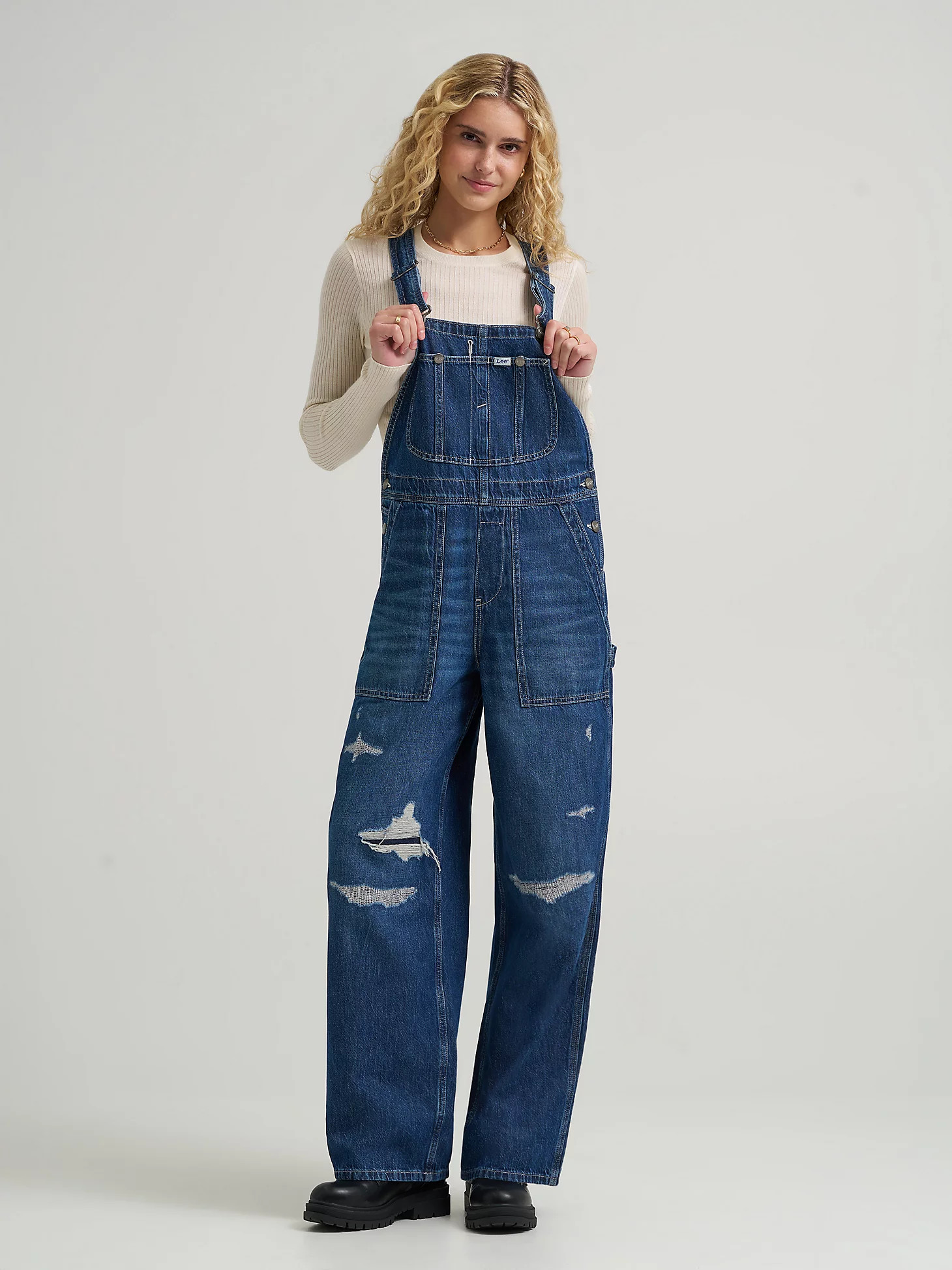 Women's Relaxed Straight Bib Overall | Lee Jeans