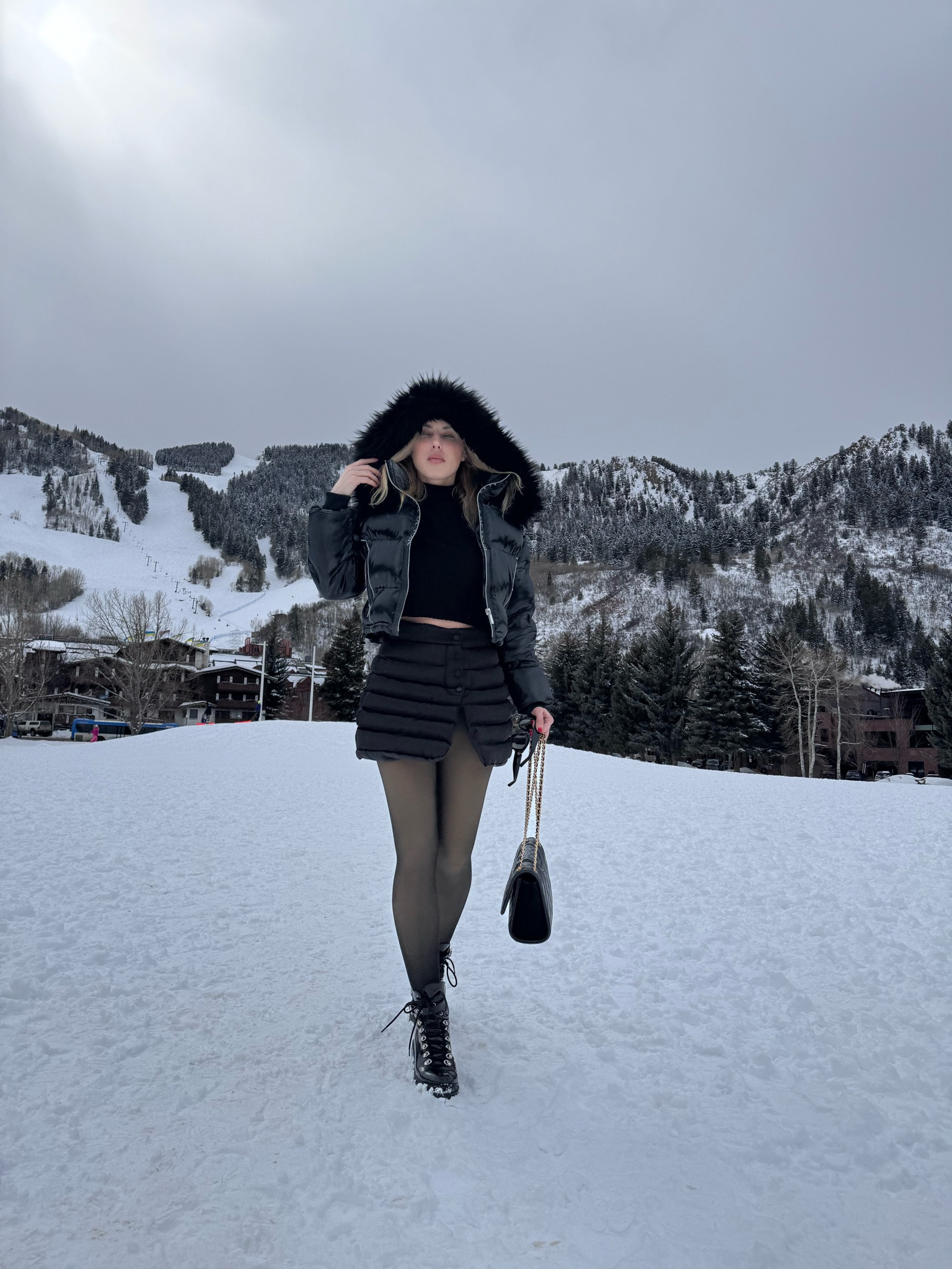 Thermal warm black tights for winter and the snow! These are essential and you can wear them under ski clothes, going out at night or during the day! #thermaltights #winterclothing #winteroutfits #warmtights 

#LTKSeasonal #LTKstyletip #LTKfindsunder100