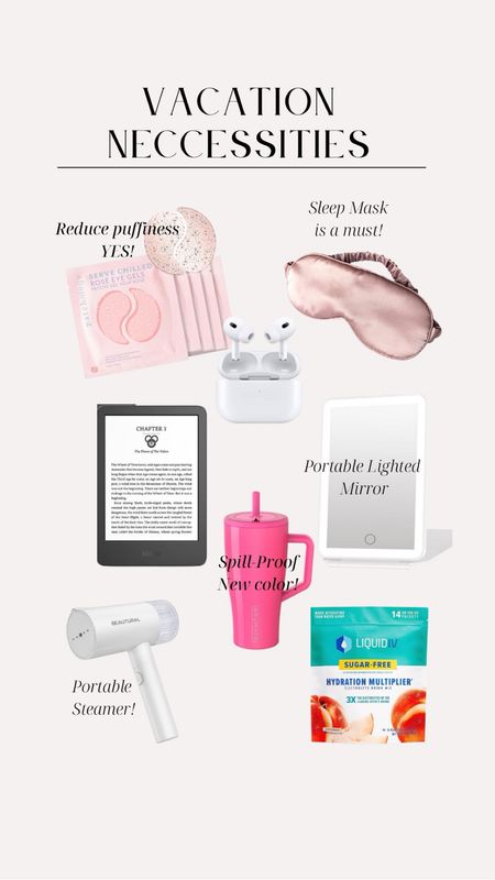 Must haves for when I travel!

UndeniablyElyse.com

Eye patches, beauty faves, sleep mask, travel favorites, kindle, book lover, light up travel mirror, AirPods, spill proof cup, brumate era, portable steamer, liquid iv, girls trip travel necessities

#LTKfindsunder100 #LTKtravel