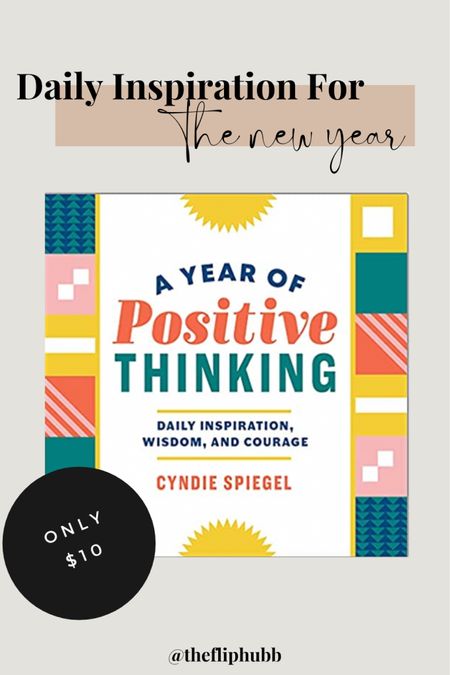 I can’t think of a better way to spend the new year then by thinking positively! This is such a fun day by day activity of inspiration, positivity, and wisdom!

#LTKsalealert #LTKGiftGuide #LTKunder50