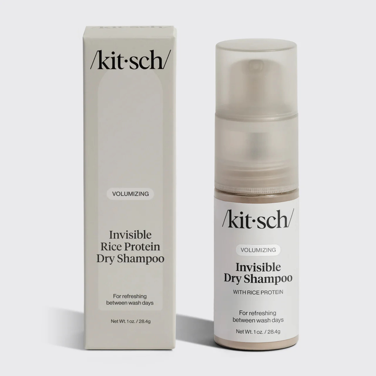 Volumizing Rice Protein Dry Shampoo - Invisible | Kitsch
