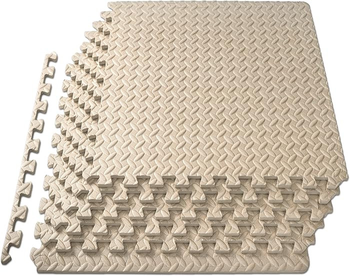ProsourceFit Exercise Puzzle Mat ½-inch, EVA Interlocking Foam Floor Tiles for Home Gym, Workout... | Amazon (US)