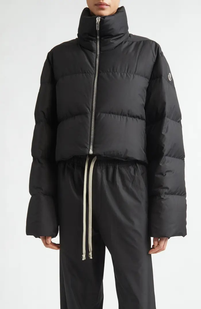 x Rick Owens Cyclopic Crop Down Puffer Jacket | Nordstrom