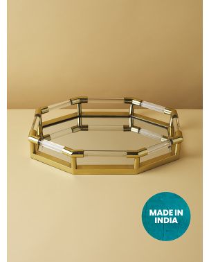 18in Acrylic Mirrored Decorative Tray | HomeGoods