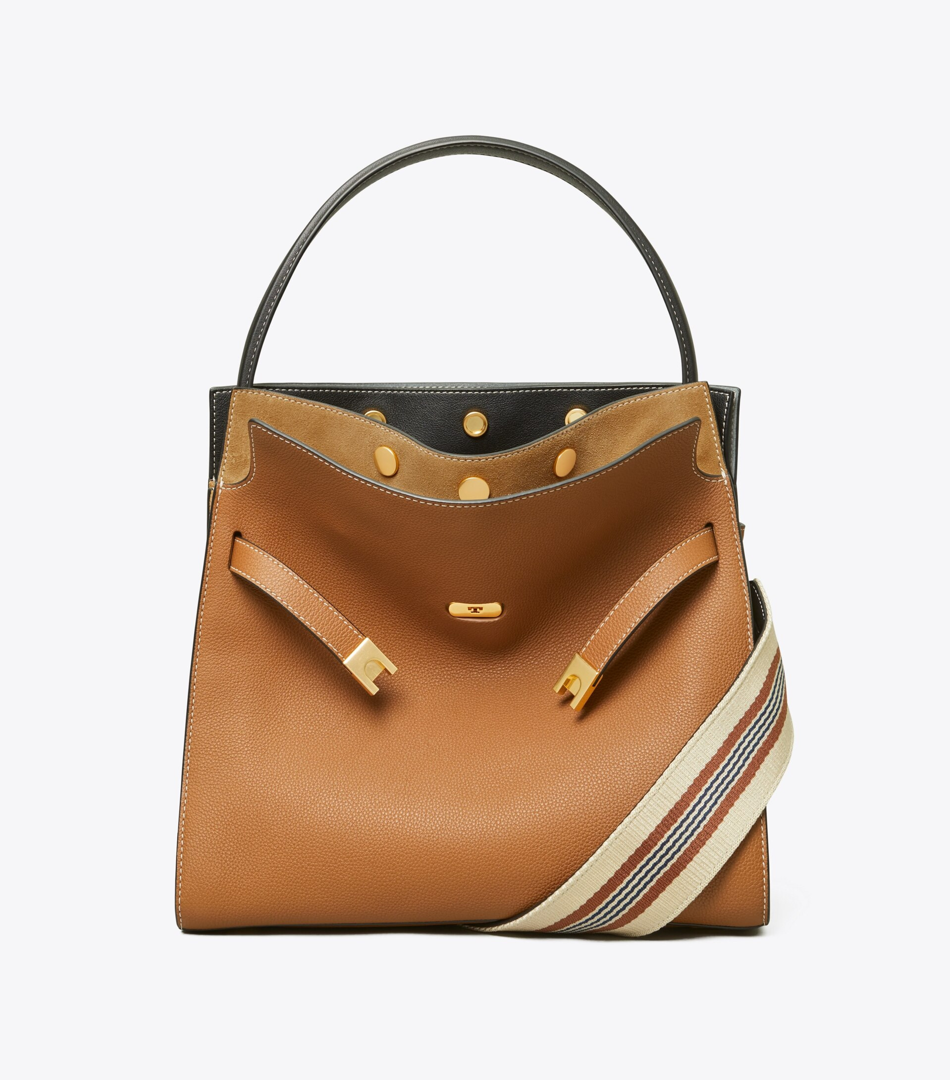 Lee Radziwill Pebbled Double Bag | Tory Burch (US)