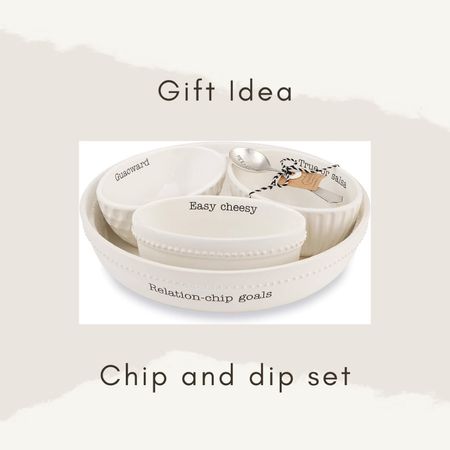 Gift idea: Mud Pie chip and dip set

#LTKparties #LTKGiftGuide #LTKhome