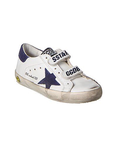 Golden Goose Old School Leather & Suede Sneaker | Gilt