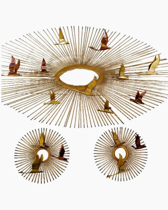 Sunburst Atomic  Starburst 'birds in Flight Curtis - Etsy | Etsy (US)