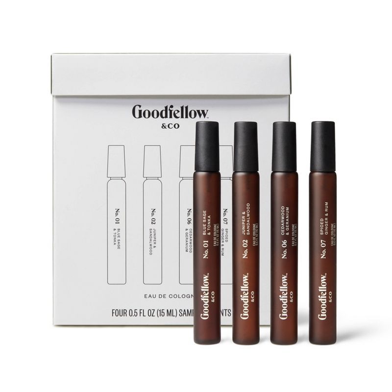 Men's Cologne Sampler Gift Set - Trial Size - 2 fl oz/4ct - Goodfellow & Co™ | Target