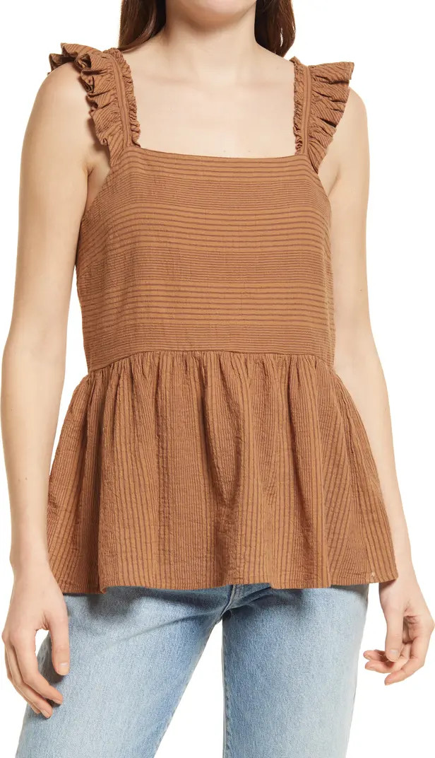 Treasure & Bond Ruffle Back Top | Nordstrom | Nordstrom