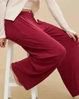 Aerie Real Soft® Rib Trouser PJ | Aerie