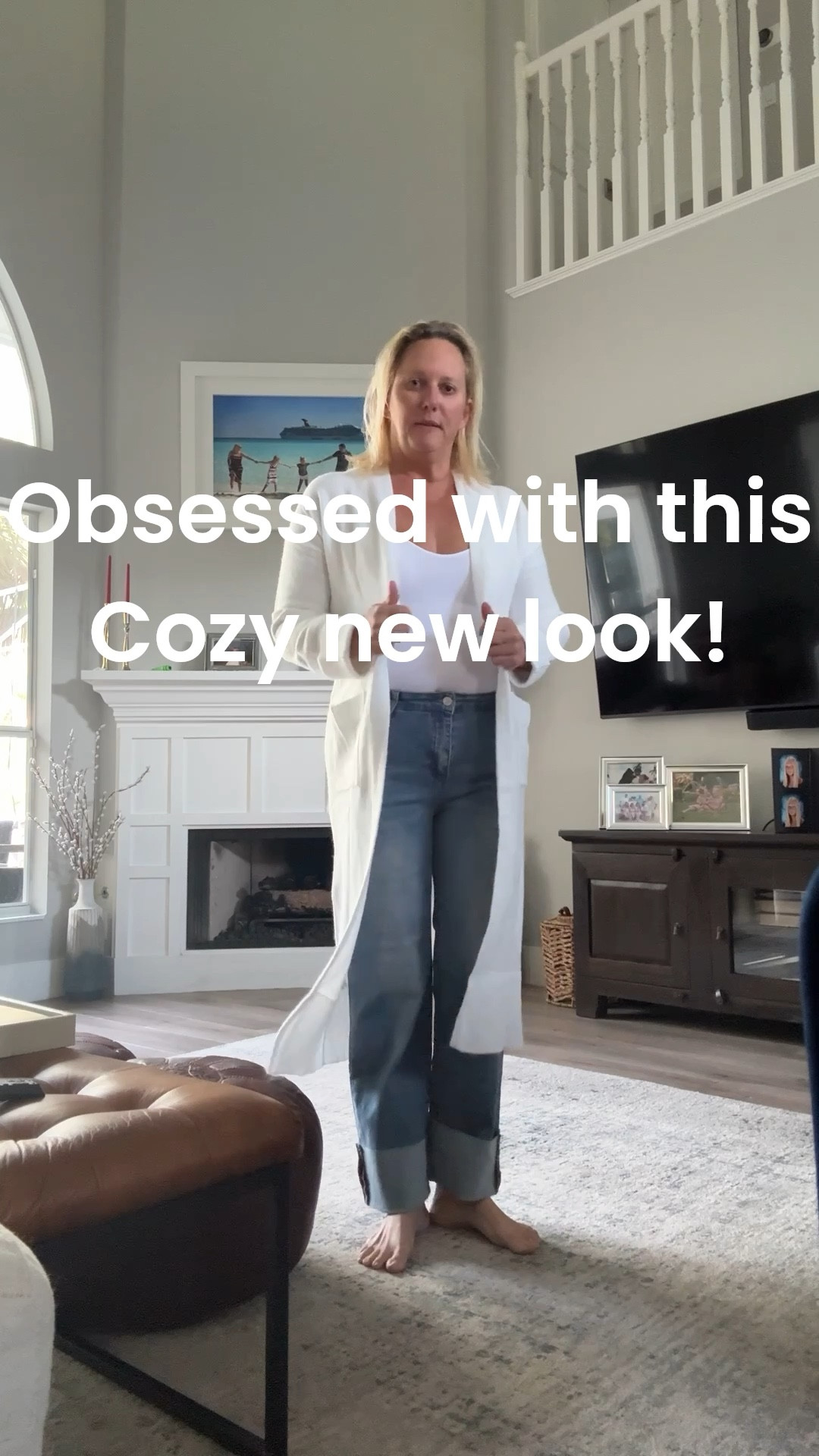 All Amazon finds! Great prices and fast shipping!

These are my new favorite jeans! Such a great fit and they have great stretch too! Paired it with a white duster/cardigan and tummy control tank! Super effortless look but feels put together! 

#LTKmomlife #LTKMidsize #LTKOver40