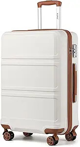 Kono 20'' Carry on Luggage Lightweight with Spinner Wheel TSA Lock Hardside Luggage Airline Appro... | Amazon (US)