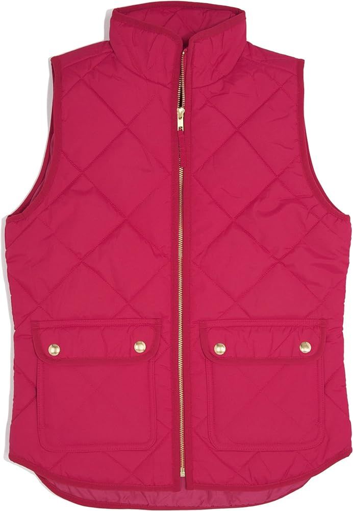 J.Crew Mercantile Women's Quilted Puffer Vest with Snap Pockets | Amazon (US)