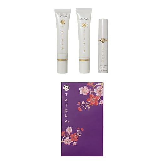 TATCHA The Lip Ritual Set | The Kissu Lip Scrub, Treatment, & Lip Tint - Smooth, Hydrate, and Pro... | Amazon (US)