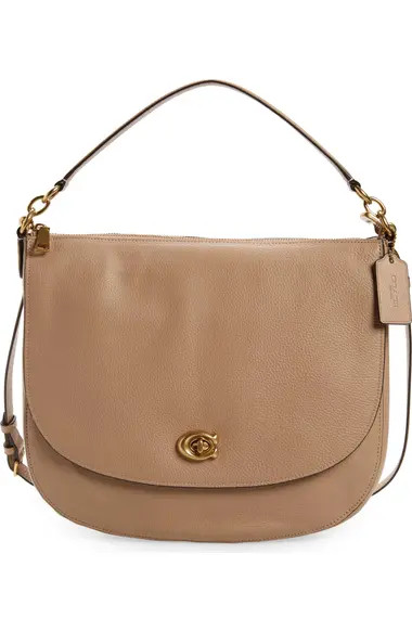 COACH Polished Pebble Leather Shoulder Bag (Nordstrom Exclusive) | Nordstrom