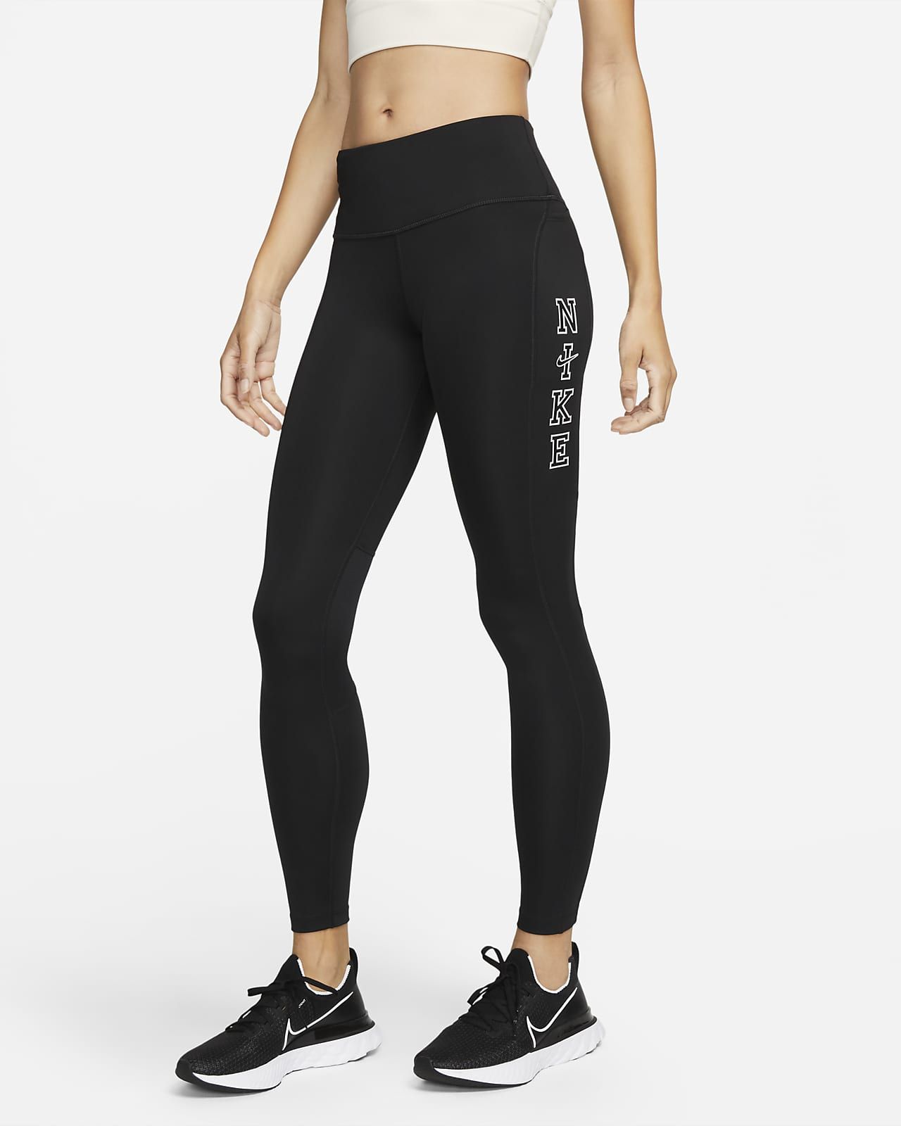 Women's Mid-Rise 7/8 Leggings with Pockets | Nike (US)